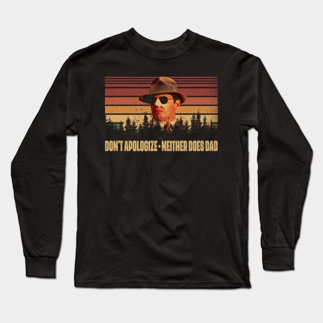 Chinatowns Chronicles Retro Tee with Imagery and Quotes That Capture the Essence of Polanski's Noir Classic Long Sleeve T-Shirt by Hayes Anita Blanchard